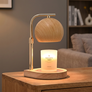 Factory Electric Adjustable Timing Switch Aromatherapy Eco-friendly Smokeless Glass Candle Warmer <b>Lamp</b> Adjustable Brightness - Product Image 3