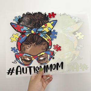 Personalizado para DTF Plastisol Vinil Ferro Impresso Projetos Fábrica Aquecido Pressionado Tela Impressa <span class=keywords><strong>PET</strong></span> Heat Transfer para Impermeável - Product Image 2