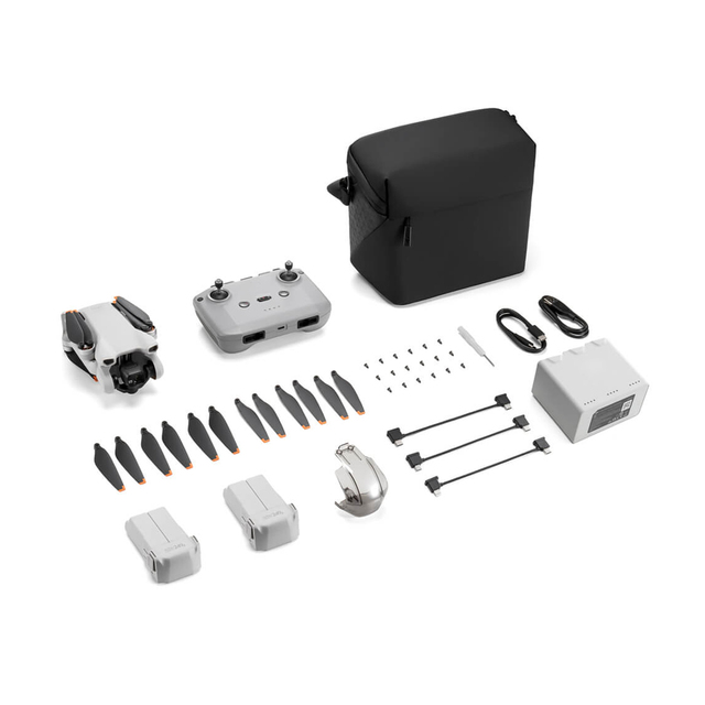Genuine Drone Mini 3 Fly More Combo (RC-N1) Drone Djimini 3 DGI Mini 3 4K HDR Video 18KM Long Distance Extended Battery Life