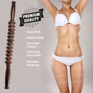 Rodillo de madera para masaje, herramienta de terapia de madera, masajeador manual, punto de gatillo, drenaje linfático, anticelulítico, liberación muscular - Product Image 5