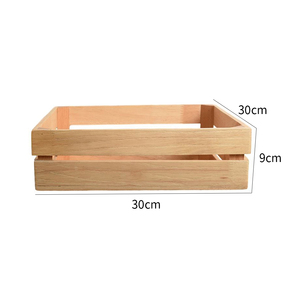 Cassa di imballaggio in <span class=keywords><strong>legno</strong></span> di <span class=keywords><strong>legno</strong></span> su ordinazione della fabbrica di <span class=keywords><strong>legno</strong></span> di quercia non finita - Product Image 2