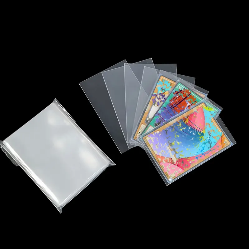 Impression personnalisée Transparent Sports Penny Laser Board Pocket Ultra Pro Pochettes pour cartes à collectionner avec tirette Vente en gros pour Yu Gi Oh Tcg