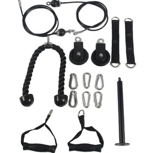 Pressions de triceps robustes et pièces de fixation de <span class=keywords><strong>poulie</strong></span> de câble de gymnastique lat pulldowns pour rack de puissance - Product Image 3