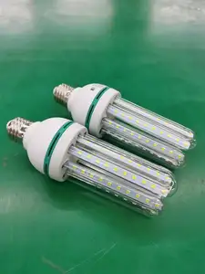 LED Energy-saving Lamp Super Bright New E27 Screw Corn Lamp Household Constant Current No Flicker Bubble U-shaped Lamp