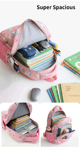Sacs à Dos Scolaires Haute Qualité pour Enfants, Ensemble 3 Pièces avec Boîte à Lunch, <span class=keywords><strong>Cartable</strong></span> Étudiant Personnalisé Mochila Colegio pour Filles et Garçons - Product Image 5