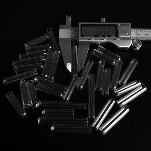 Tubos de Ensayo Tianjing 7x30mm, Redondos, Fondo Plano, para Laboratorio, Fermentación, Medicina, con Gotero - Product Image 1