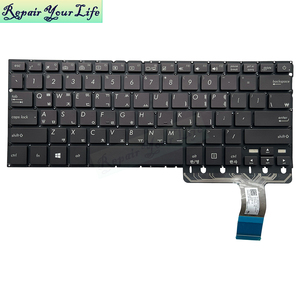 <span class=keywords><strong>Clavier</strong></span> d'ordinateur portable rétroéclairé US KR coréen pour <span class=keywords><strong>Asus</strong></span> officiel UX330CA 0KNB0-2601US00, <span class=keywords><strong>clavier</strong></span> neuf noir avec cinq goujons à vis <span class=keywords><strong>QWERTY</strong></span> - Product Image 2