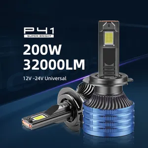 OEM ODM yüksek güç 200W Led Xenon araç aydınlatma sistemi, H11 H4 H7 9005 9006 LED far ampulü araba için