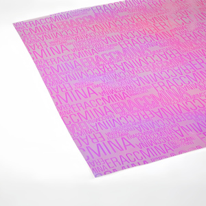 Film organique TPU givré transparent imprimé alphabet 0,4 mm imperméable et résistant pour imperméables, sacs à dos et bagages - Product Image 5