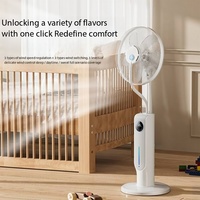 Climatiseur debout bouteille d'eau vaporisateur brouillard ventilateur blanc télécommande électrique pour usage domestique