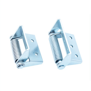 บานพับสปริง 180 องศา 4 รู สแตนเลส ปิดอัตโนมัติ บานพับประตูอุตสาหกรรม CL129-1 - Product Image 4