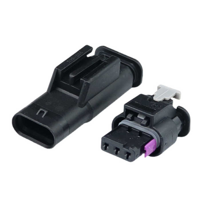 3 Pin Male Female Automotive Reversing Radar Waterproof Connector ...
