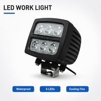 Barre lumineuse LED 60W, éclairage de travail tout-terrain, 9-32V DC, IP67, projecteur de conduite, éclairage de zone, 4x4, ATV, UTV, camion, SUV, pick-up, 12V, 24V