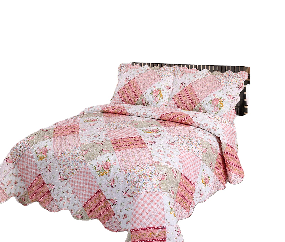 Роскошный популярный комплект стеганого одеяла с принтом, летнее одеяло, покрывала, комплект покрывала, комплект из 3 предметов, комплект стеганого одеяла для дома