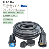 19-poliges Socapex-Kabel H05RN-F 2,5mm² Wasserdichtes Bühnenlicht-Stromkabel Hochbelastbares Mehradriges Gummikabel 3M/5M/10M