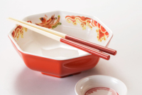 Baguettes durables en mélamine, résistantes au lave-vaisselle, design bicolore, haute qualité, réutilisables, pour restaurants chinois