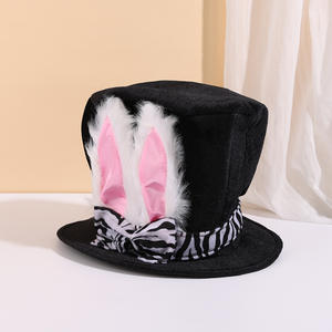 Accesorios para la Fiesta de Pascua, Disfraz de Fiesta de Pascua, Sombrero de Sombrerero Loco, Lindo Sombrero de Orejas de Conejo para Pascua - Product Image 4