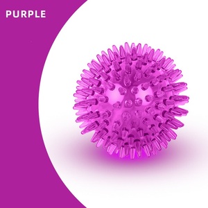 TPR kaymaz yumuşak renkli köpek çiğnemek oyuncak dayanıklı diş temizleme interaktif toksik olmayan gıcırtılı topu IQ eğitim yavru Bite - Product Image 3