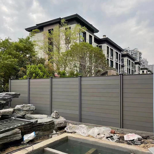 WPC Composite hàng rào thời tiết kháng co-đùn hàng rào với một WPC bài hàng rào riêng tư - Product Image 5