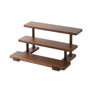 ที่จัดระเบียบโต๊ะวอลนัทแข็งสำหรับตกแต่งบ้านสำนักงานหนังสือแต่งหน้าเครื่องประดับดีไซน์ทันสมัยพร้อมเครื่องมือทำค<span class=keywords><strong>ว</strong></span>ามสะอาดไม่จำเป็นต้องประกอบ - Product Image 5