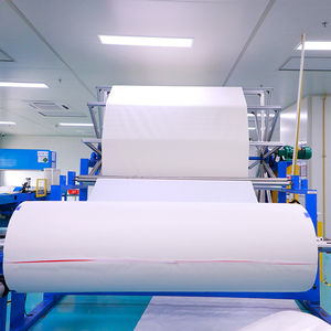 Rouleau de <span class=keywords><strong>tissu</strong></span> non tissé Spunlace en fibres de viscose, polyester, coton, bambou et lyocell, personnalisable en poids - Product Image 6