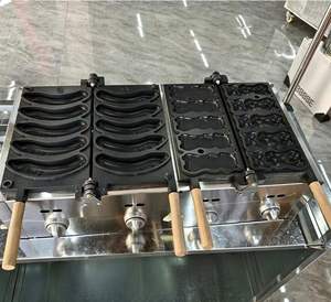 Machine à gaufres industrielle verticale mini à gaz et électrique, quatre emplacements, double, à nid d'abeille, pour gaufres <span class=keywords><strong>Cuisinart</strong></span> - Product Image 3
