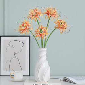 ดอกลิลลี่ใยไหมรุยลิซิสีแดงสด ดอกเดี่ยว สำหรับตกแต่งบ้านและโรงแรม - Product Image 3