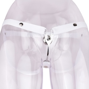 Cinturón de Castidad Masculino FRRK Superb de Metal con Anillo Uretral Invertido Extremo para Transición de Hombre a Mujer, con Juegos - Product Image 4