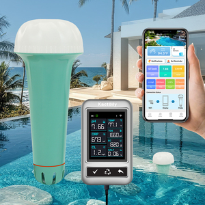 Kactoily với tuya App 7-in 1smart wifi không thấm nước <span class=keywords><strong>Ph</strong></span>/CL/độ mặn Ec/ORP/Tds/Temp <span class=keywords><strong>Meter</strong></span> hồ bơi nước <span class=keywords><strong>Monitor</strong></span> cho hồ bơi - Product Image 1
