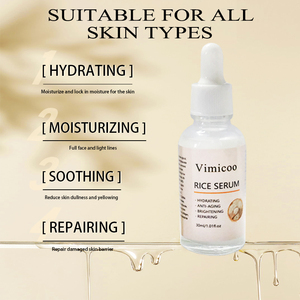 Sérum <span class=keywords><strong>Visage</strong></span> au Riz OEM ODM Éclaircissant Hydratant Raffermissant Réparateur de Barrière Cutanée Soin Peaux Sensibles Essence Faciale pour Femmes Noires - Product Image 3