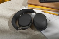 Jabra Evolve3 65 Flex Headset Bisnis Stereo Nirkabel Over-ear Lipat Tanpa Mikrofon Boom ANC untuk 5.3 TCO 10 Bersertifikat