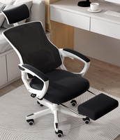 Chaise de bureau ergonomique moderne de qualité supérieure à dossier haut en maille avec accoudoirs et roulettes pour la maison et le bureau – Vente en gros