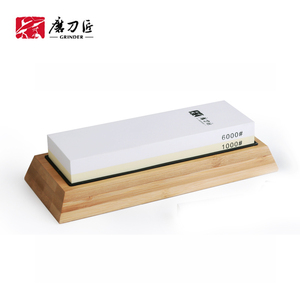 Afilador de Base de bambú antideslizante, Kit de piedra de afilado de grano 1000/6000, guía angular, piedra de aplanamiento, relleno de agua - Product Image 2