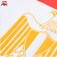 Drapeau d'Égypte volant 90*150cm, drapeau national personnalisé, décoration, bannières promotionnelles pour célébrations