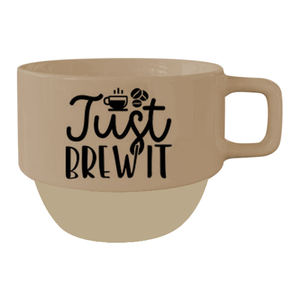 Quality Choice Premium Quality Eco-Friendly Ceramic Vintage <b>Cup</b> Stackable Cappuccino <b>Cups</b> for Business Gifts - Product Image 2