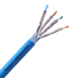 供应商4p 23awg ftp cat6a oem品牌网络电缆铜包铝f/ftp u/ftp cat6 ftp utp局域网电缆