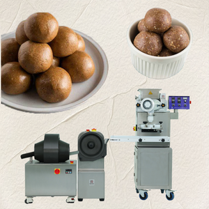 Thép không gỉ Tự động chia bột tròn máy thực phẩm bóng Snack hình thành máy dừa máy sản xuất bóng protein - Product Image 2