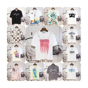 2025 nuovo arrivo t-shirt da uomo stampate con Logo personalizzato più vendute Online 220 grammi di tessuto a maglia con lavaggio acido ricamo serigrafia - Product Image 1