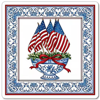 Alas Mahjong Bendera Amerika Seri M160 Anti Selip Peredam Suara untuk Mahjong, Poker, Domino, Permainan Papan