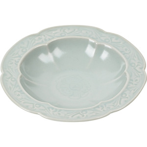 Sky Blue Ru Porcelain <b>Teacup</b> Holder Coaster Irregular Shape Ceramic Cup Saucer Tea Set Accessory Afternoon Tea Use - Product Image 5