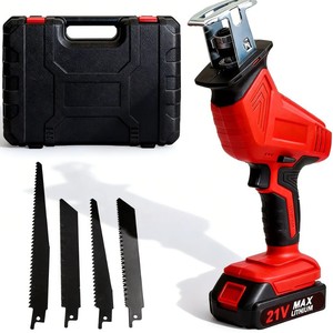 Lithium Ion Reciprocating Saw 21V Cordless Electric For Wood Steel Outdoor Cutting - Product Image 2