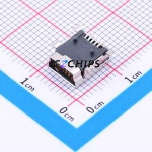 10033526-N3212MLF USB Connector SMD Connector ( Connector Type: Mini-B )( Gender: Female )( Mounting Type: Horizontal Mount ) - Product Image 1