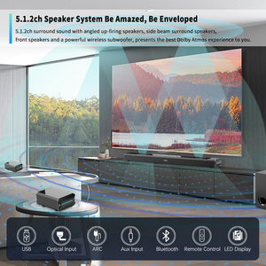 Sistema de Sonido Envolvente para TV con Control Remoto ODM, Altavoz Bluetooth, Subwoofer, Sistema de Sonido para el Hogar, USB, Sistema de Altavoces 5.1.2 - Product Image 2