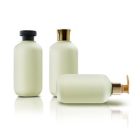 Flacon pompe vide professionnel en PET de 300 ml pour lotion corporelle - Emballage personnalisé pour soins de la peau avec logo sérigraphié de 30 g et col de 24 mm