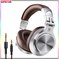 Headset Pemantau Instrumen Musik Berkualitas Studio dengan Kabel 3.5mm dan 6.35mm, Waktu Putar Ultra-Lama