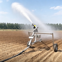 Pistolet d'arrosage à haute pression réglable de 3 pouces, en métal, à grand débit et longue portée pour l'irrigation agricole