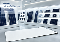 Panneaux solaires flexibles en silicium monocristallin SFM6-72-200 19V 200W, efficacité 19,1%, indice de protection IP67, garantie 25 ans, pour extérieur