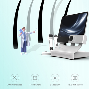 Professional AI Scalp Hair Analysis Device 50x 200x Magnifying Handle Alopecia Hair Loss Diagnostic Equipment - Product Image 5
