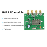 Módulo lector de 4 puertos UHF RFID 860-960Mhz TTL/RS232 Lector de interfaz para control de acceso Android SDK gratuito