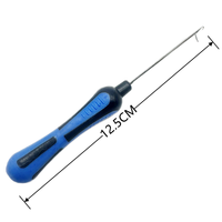 Accessoires de pêche à la carpe Kit d'aiguilles à bouillettes outil en acier inoxydable perceuse Stix Stringer aiguille Fine/lourde aiguille fermée